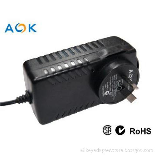 36 W inline black China manufactrories adapter CB CE SAA PSE etc